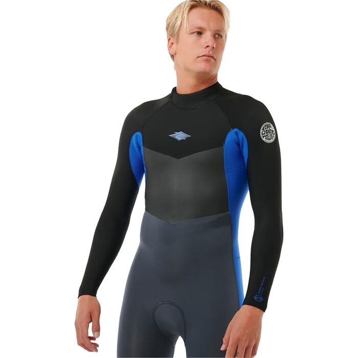 2024 Rip Curl Mens Dawn Patrol 3/2mm GBS Back Zip Wetsuit 15BMFS - Blue